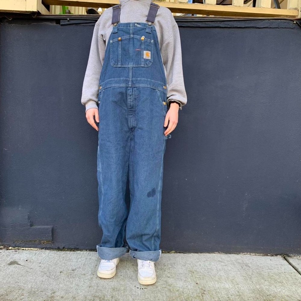 Denim Carhartt Carpenter Overalls